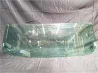 Tempered glass boat windshield