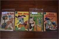 4 Tom & Jerry Comics - Dell & Atlas