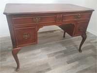 Vintage Queen Anne-style writing desk