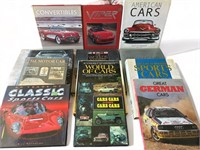 12 classic car coffee table books, box lot