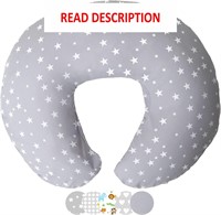 $35  Niimo Nursing Pillow - Cotton  Grey Star