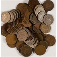 (60) Random Date Grade Indian Head Cents