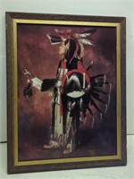 "The Beautiful People" Native American framed art