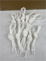 Lot of white Ropes