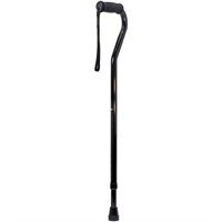 New Life Brand Aluminum Cane Black Hypalon Handle