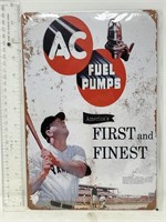 Metal sign- AC Fuel Pumps