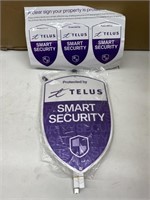Telus Smart Security Sign and Stickers