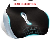 $26  Memory Seat Cushion for Office  3D  Black