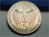 OF) 1973-G Germany Silver 5 Mark