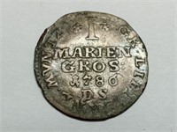 OF) 1786 Silver Mariengroschen Coin