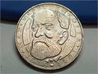 OF) 1968-D Germany Silver 5 Mark