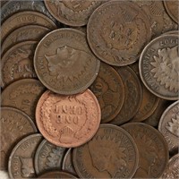 (10) Random Date and Grade Indian Head Cents