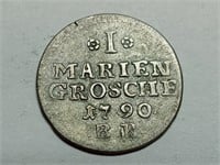 OF) 1790 Silver Mariengroschen Lippe-Detmold