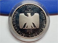 OF) 2002-G Silver Germany 10 Euro