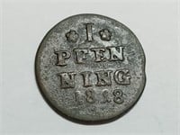 OF) 1818-T 1 Pfennig Lippe-Detmold