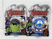 2 Marvel Avengers squish toys
