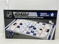 Toronto Maple Leafs collectible checker set