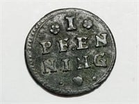 OF) 1711-1717 1 Pfennig Copper Lippe-Detmold