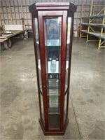 Glass shelf Curio cabinet