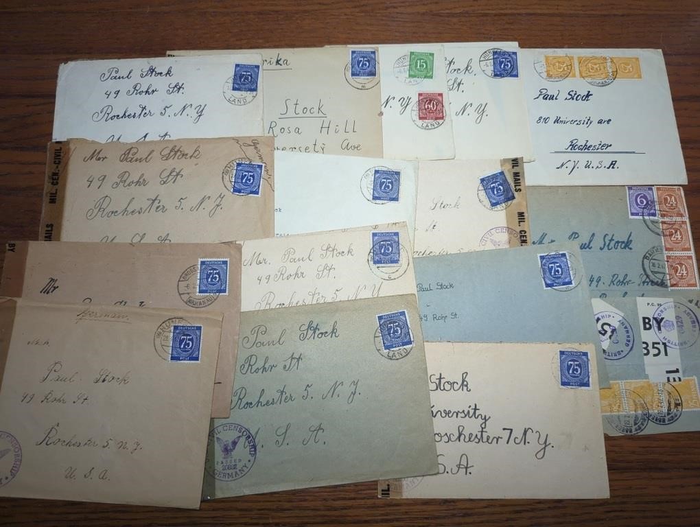 Collection of Military Censorship Civil Mail 1947