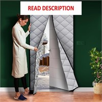$15  Thermal Door Curtain 34x82  Blocks Cold Air
