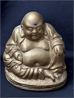 Vintage signed ceramic buddha statue