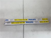 Lot of 2 Philips F8T5 8W T5 Fluorescent Tube