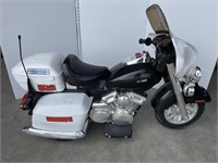 Battery operated police motorcycle- as is