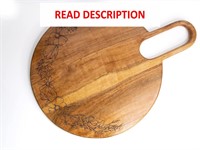 Acacia Wood Cutting Board  21 x 15.5  Engraved
