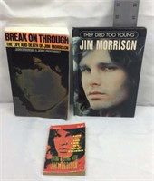 C3) THREE BOOKS ON JIM MORRISON OF THE DOORS
