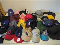 Large group of hats
