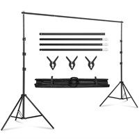 Kshioe Backdrop Support Stand 6.4x10FT Photo Backd