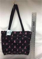 C3) NICE TOTE/CARRY ALL BAG, BREAST CANCER RIBBON