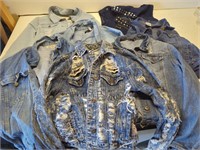 Seven women's denim jean jackets