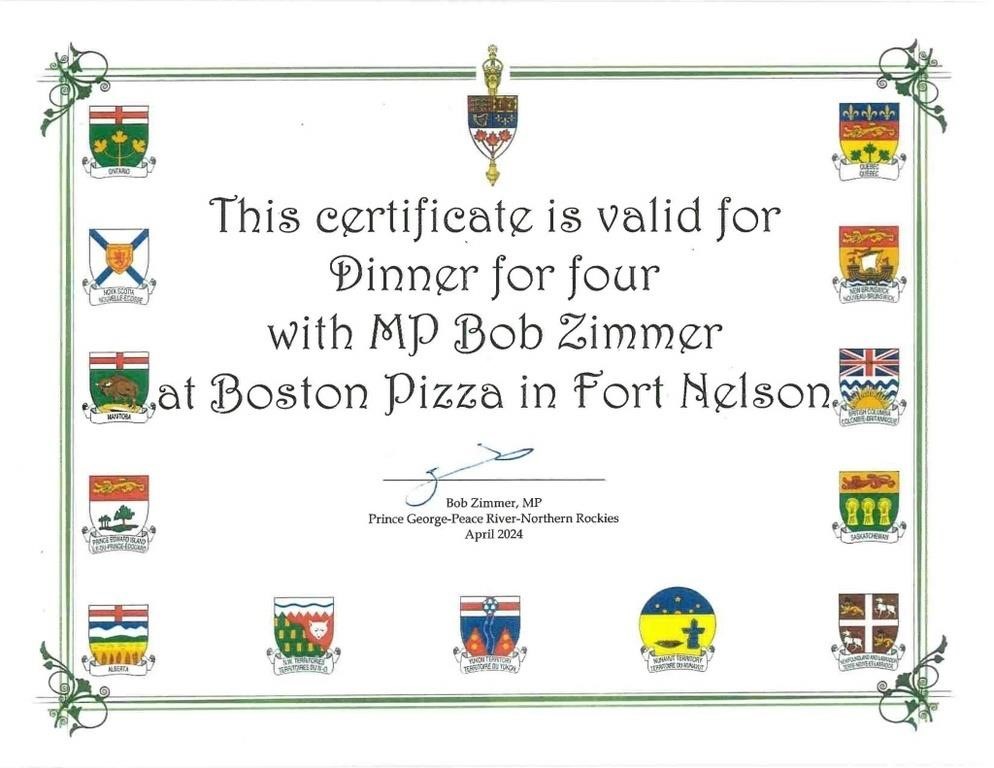 Fundraiser Auction For The Rotary Club of Fort Nelson 04/20