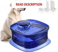 $30  Dog Water Fountain  135oz/4L  Smart Pump  Nav