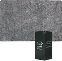 $23  Doormat 27.6x19.7 - Absorbent  Non Slip  Grey