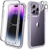 Diaclara Designed for iPhone 14 Pro Case 6.1 Clear