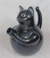 C7)  Vintage cat teapot. Cute. Metal.
