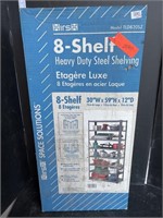 8 shelf steel shelving
