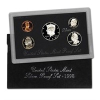 1998 US SIlver  Proof Set in OMB
