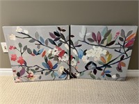 2 wall decor canvas paintings