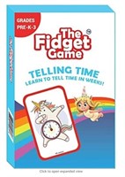 The Fidget Game Learn to Tell Time Analog Clock