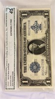 1923 Certified Large size $1 Silver Certificate