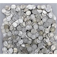 Lot of (100) Mercury Dimes -90% Silver