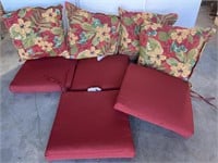 Lot of patio cushions