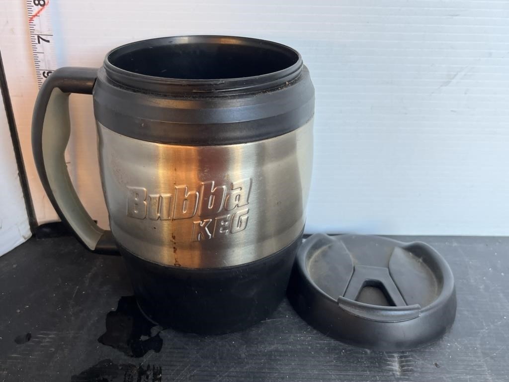 Bubba Keg w/ coins, mostly Pennies