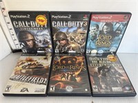 6 PlayStation 2 games