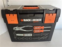 Black & decker Junior toolbox w/ race cars, misc
