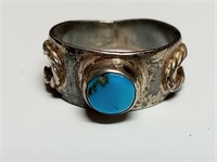 OF) Sterling silver ring size 7
